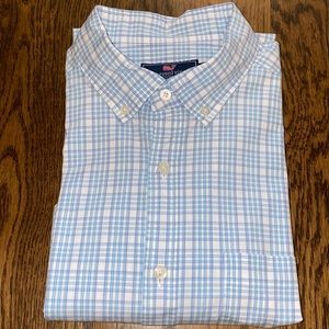 Vineyard Vines Large Classic Fit Murray Stretch Shirt